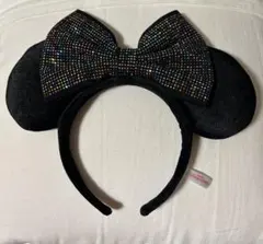 ビジュー付きリボンカチューシャ