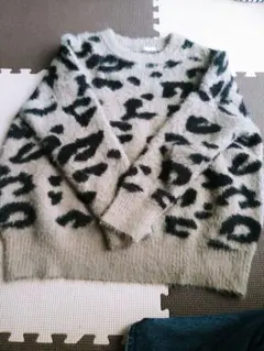 MURUA ニット　シャギー　レディース　豹柄