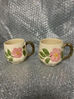 イギリス製ヴィンテージ手描きカップ