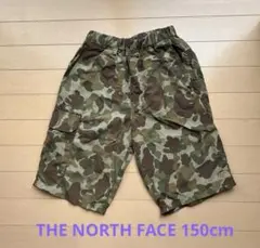 美品　THE NORTH FACE 迷彩柄 ハーフパンツ 150cm
