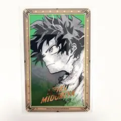僕のヒーローアカデミア　原画展 箔押しクリアカード 緑谷出久