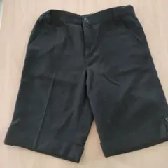 150コムサ ISM 黒 ハーフパンツ