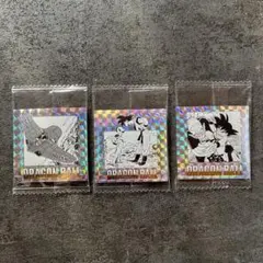 ドラゴンボール 40周年記念 ホログラムステッカー 3枚セット 悟空 フリーザ