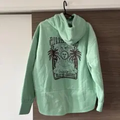 BILLABONG ミントグリーン パーカー M