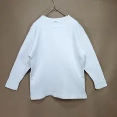 ebure コットン プルオーバー トレーナー クルーネック