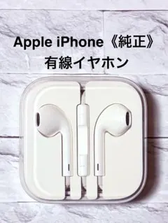 【未使用】Apple iPhone 純正 有線イヤホン（ケース付き）