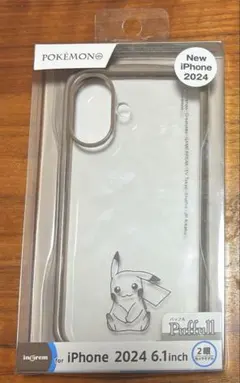 iPhone16用ケース　ピカチュウ　イングレム　クリアのサムネイル