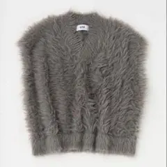 アズールバイマウジー　ニットベスト　グレー