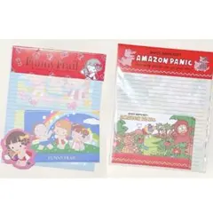 レトロ ヴィンテージ ファンシー レターセット 2点セット