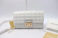 新品 マイケルコース TRIBECA キルテッドレザー クロスボディ ラージ