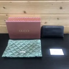 超希少 状態良好 GUCCI ラウンドファスナー長財布 リザード 353227のサムネイル
