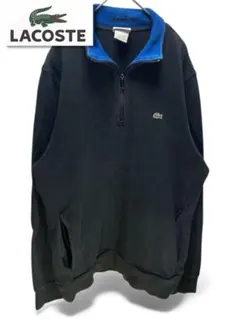 ラコステ　ハーフジップ プルオーバー　スウェット　ペルー製