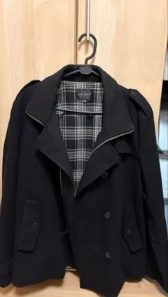 アーバンリサーチ 定番メルトンピーコート ブラック サイズ40（L相当）
