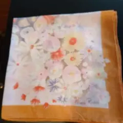 花柄オレンジスカーフのサムネイル