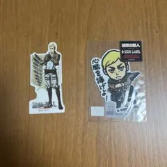 進撃の巨人　エルヴィン ステッカー2枚セット