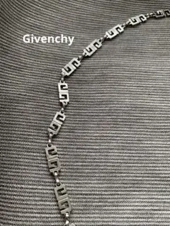 GIVENCHY ジバンシー　シルバー　Gロゴ　チェーンネックレス　ヴィンテージ