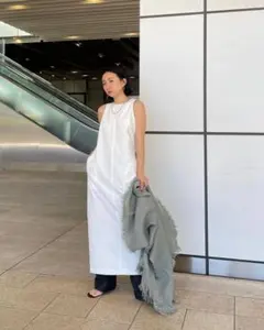 q*i様 dich henderson jogging maxi white q*i様 dich henderson jogging maxi white - メルカリ