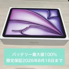 iPad Air (M2) Wi-Fi 11インチ パープル