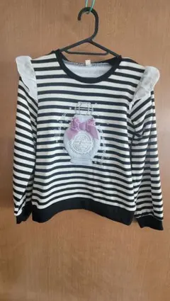 女の子150cm裏起毛トレーナー★美品★