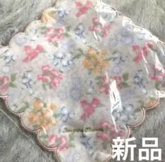 未使用　サマンサタバサ　花柄タオルハンカチのサムネイル