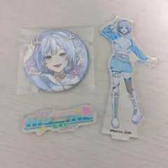 混血のカレコレ　ヒサメ　缶バッチ　アクスタのサムネイル