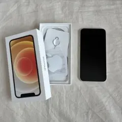 Apple iPhone 12 mini 128GB ホワイト 箱　iFace