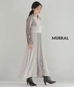 MURRAL ミューラル Framed flower dress ワンピース Sのサムネイル