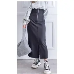 clear ウエストリブストレッチIラインスカートのサムネイル