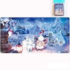 ポケモンカード Snowy Gathering プレイマット、スリーブ