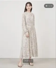 【早い者勝ち】Mila Owenウエストシャーリングマキシワンピースのサムネイル