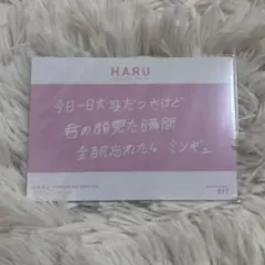 ミンギュ セブチトレカ 2019 HARU イルコン 日本語