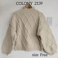 COLONY 2139 ニット バルーンスリーブ ハイネック