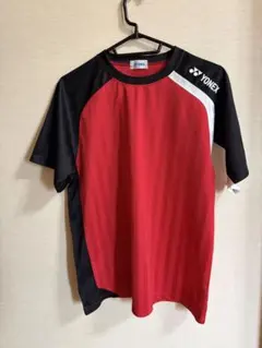 YONEX バドミントンウェア レッド/ブラック L
