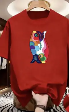 Red good quality t shirt