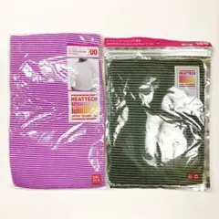 ユニクロ ヒートテック タートルネックTシャツ 長袖 100 2枚セット
