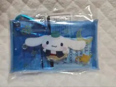 新品　サンリオ　ナムコdeハロウィン2024 クリアポーチ シナモロール