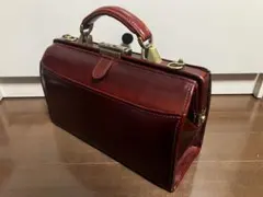 万双 ブライドル 細マチダレス ブラウン レザー ビジネスバッグ ロック