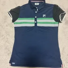 FILA ネイビー ポロシャツ レディース