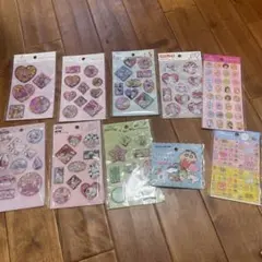セリア　ウォーターシール　コンプリート　クレヨンしんちゃんおはじき　タイルシール