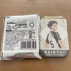 ハイキュー!! 赤葦京治　ホログラムスクエア缶バッジコレクション