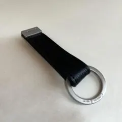 【美品】Calvin Klein カルバンクライン レザーキーホルダー 黒のサムネイル