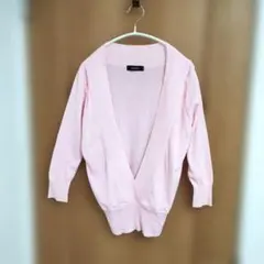 INGNI ピンク Vネック 長袖カーディガン　Mサイズ