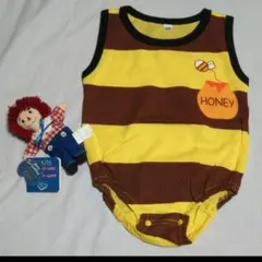 訳あり】新品☆ハチさん★ロンパース♪