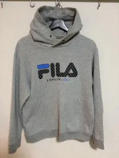 LANVIN en Bleu グレー パーカー FILAコラボ 48のサムネイル