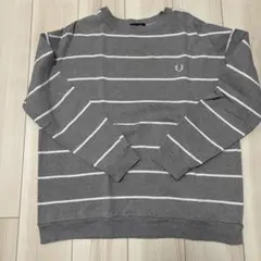 FRED PERRY ボーダー カットソー グレー Mサイズのサムネイル