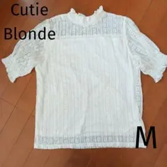 Cutie Blonde 半袖レースT M アイボリーのサムネイル