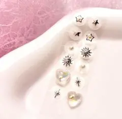 1個限定⭕️お試し即発送⭕️耳つぼジュエリー12粒｜仕事中も使える耳元アクセ