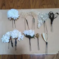 成人式　髪飾り　10点セット