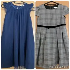 ワンピース 130 140 キャサリンコテージ H&M 発表会 2着セット