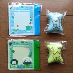 サンリオ　ミニポーチチャーム＆コアラのマーチガムキャップ　計4点　セブンイレブン